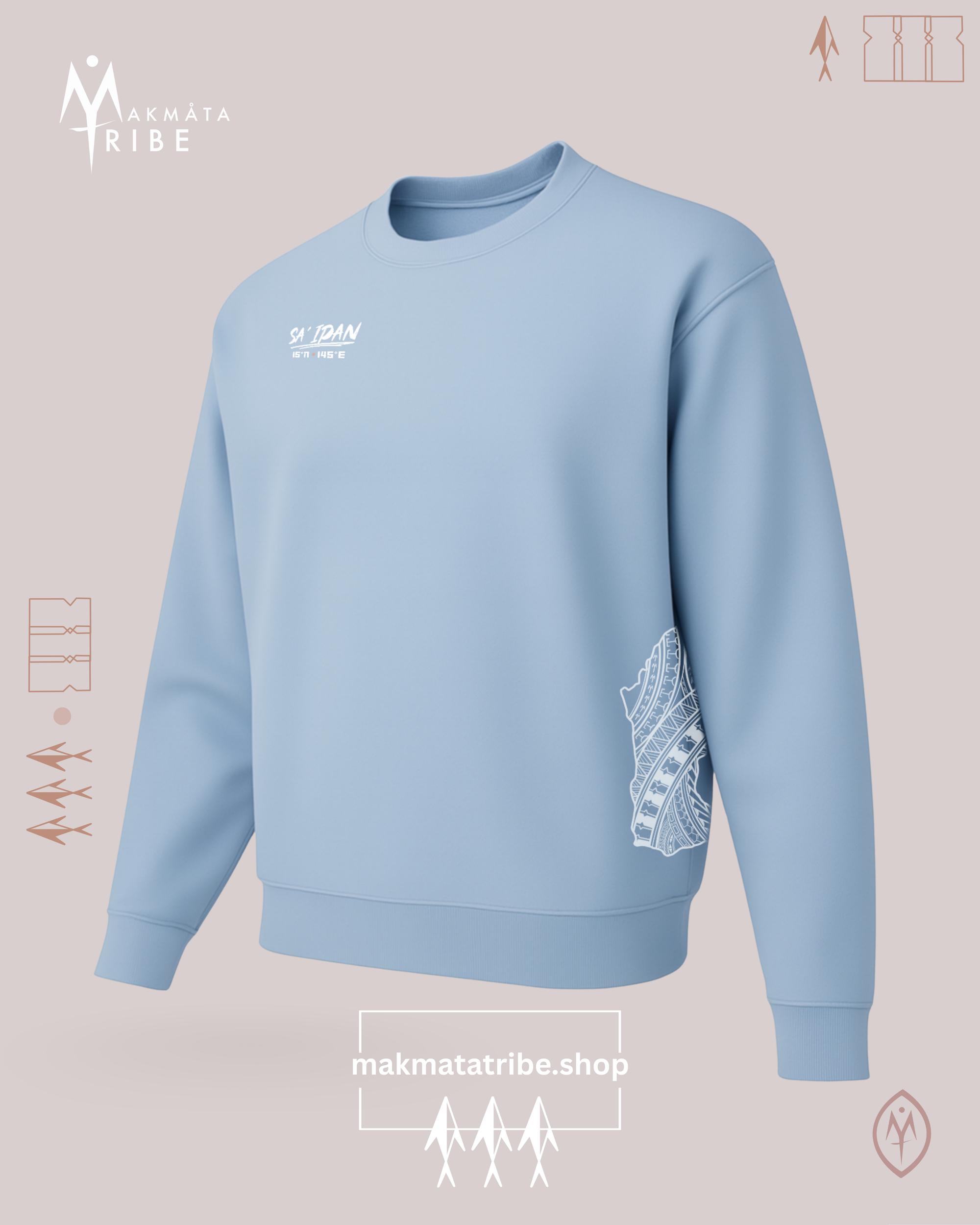 SA'IPAN TRIBAL SWEATER